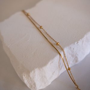 Double Satellite Necklace